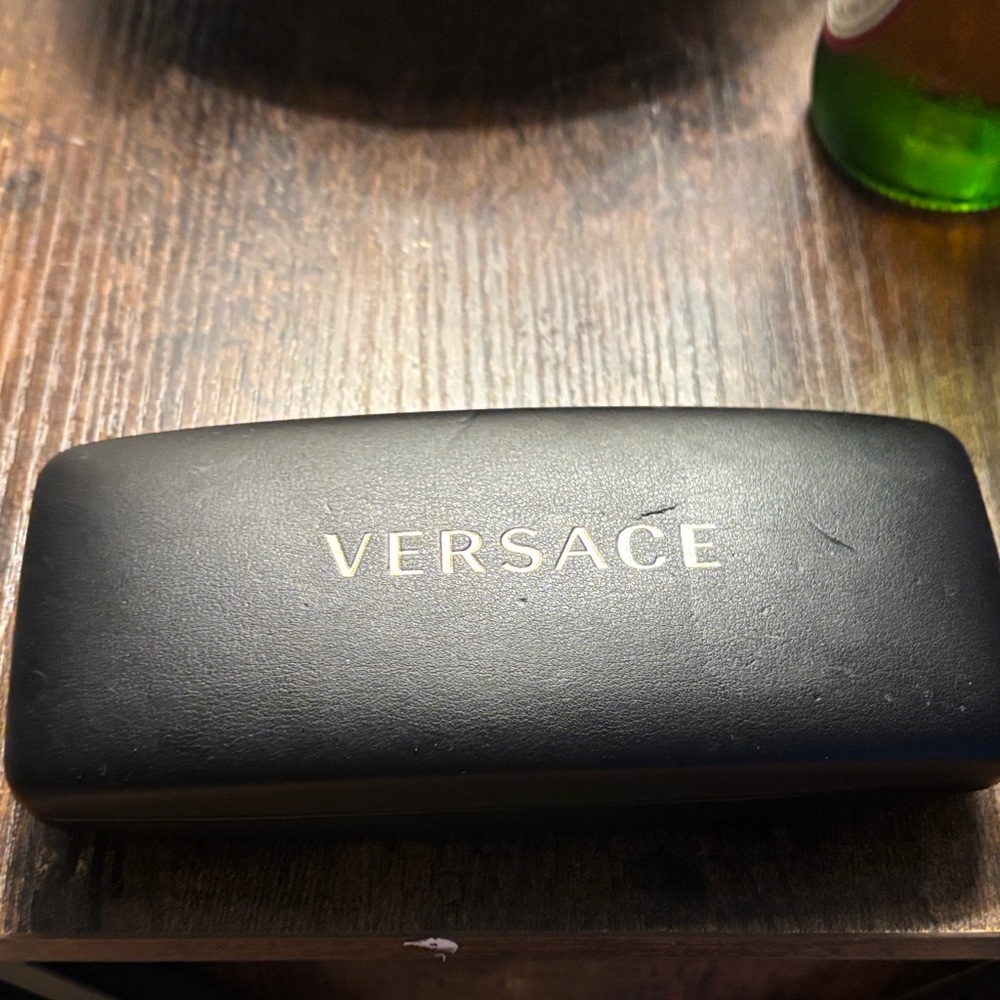Versace Black Glasses Case